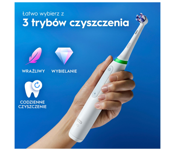 Oral-B Szczoteczka magnetyczna iO3 (matowa biała) - 1601546 - zdjęcie 9